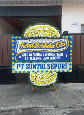 Papan Bunga Duka di Gegesik